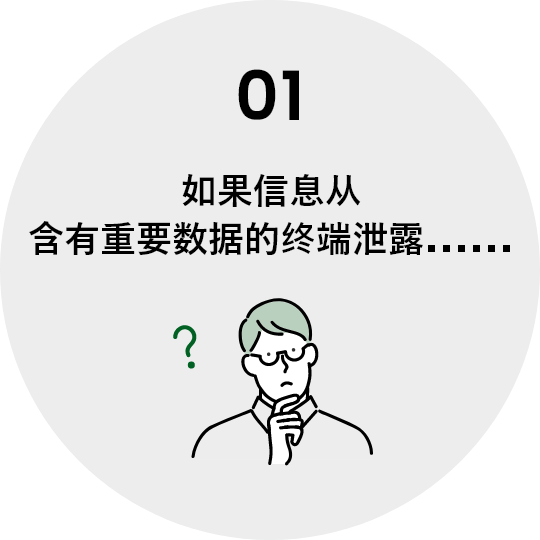 01 如果信息从含有重要数据的终端泄露……